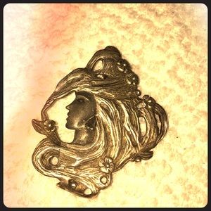 Handmade sterling silver pin